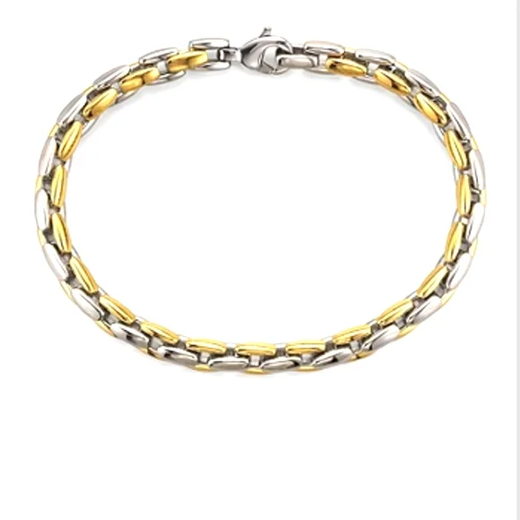 🎉HPx8🎉 Men's Square Link Bracelet - Picture 1 of 7